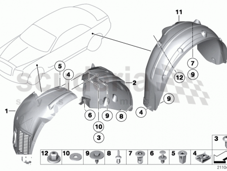 Photo of Wheelarch trim front left 51 71…