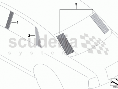 Photo of Curtains rear door with sliders left 51 43…