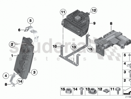 Photo of Power distribution box rear 61 14…