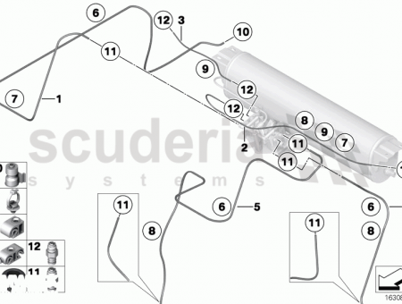 Photo of Pipe rear right air spring 37 20…