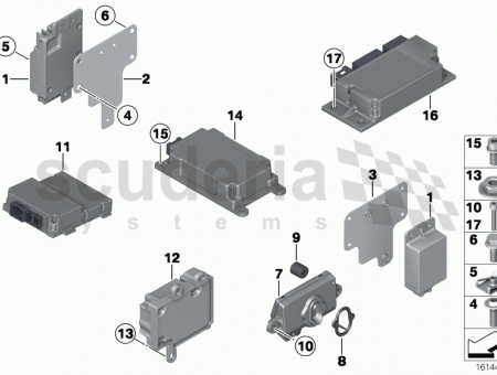 Photo of Sensor bracket B pillar left 65 77…