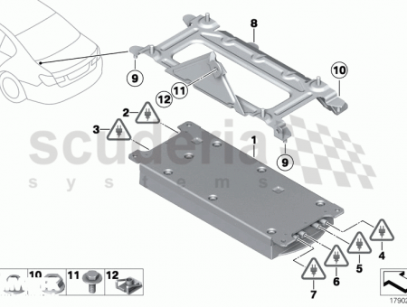 Photo of Bracket for telematics control unit 65 15…