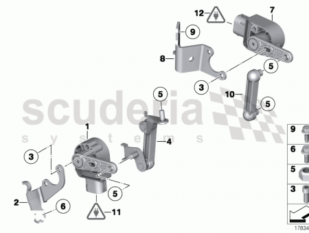 Photo of Bracket level sensor right 37 14…