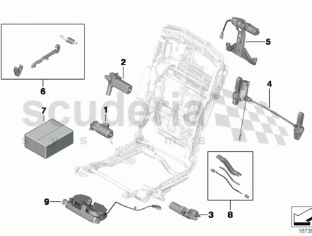 Photo of Drive backrest angle adjustment right 52 20…