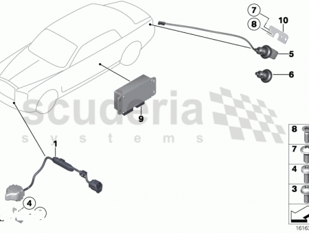 Photo of Bracket front camera system 66 53…