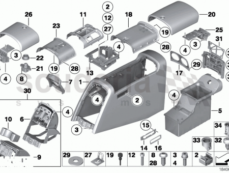 Photo of Cover centre console front 51 16…