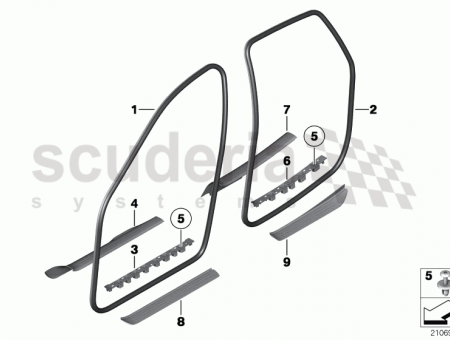 Photo of Coverstrip entr stainl steel front rght 51 47…