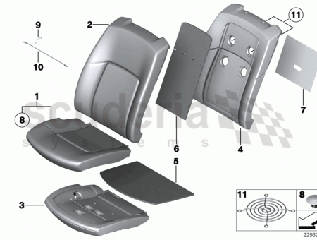 Photo of Base backrest A C 52 10…