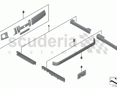 Photo of Kit cappings rear door wood 51 41…